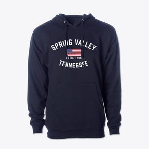 Spring Valley Tennessee Patriot Cotton Hoodie Sweatshirt