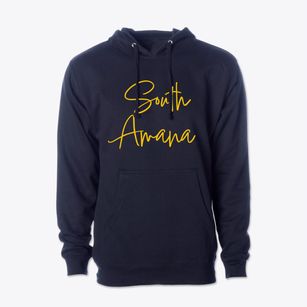 South Amana Iowa Freestyle Cotton Hoodie Sweatshirt