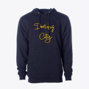 Deering City Illinois Freestyle Cotton Hoodie Sweatshirt