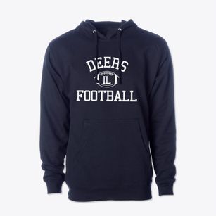 Deers Illinois Football Cotton Hoodie Sweatshirt