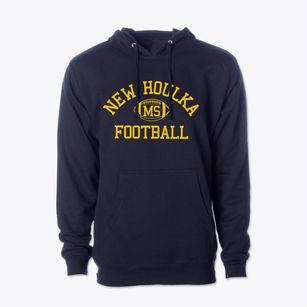 New Houlka Mississippi Football Cotton Hoodie Sweatshirt