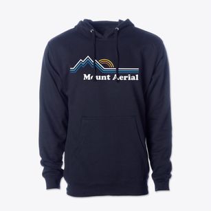 Mount Aerial Kentucky Mountain View Cotton Hoodie Sweatshirt