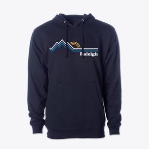 Raleigh Mississippi Mountain View Cotton Hoodie Sweatshirt