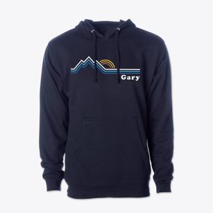 Gary Minnesota Mountain View Cotton Hoodie Sweatshirt