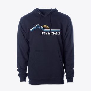 Plainfield Connecticut Mountain View Cotton Hoodie Sweatshirt