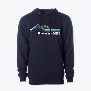 Browns Mill Vermont Mountain View Cotton Hoodie Sweatshirt