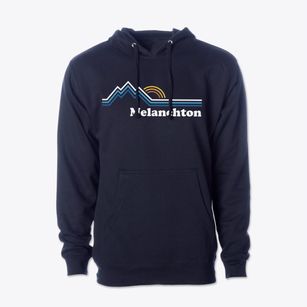 Melanchton North Carolina Mountain View Cotton Hoodie Sweatshirt