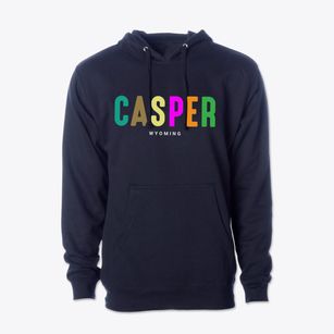Casper Wyoming Color Pop Cotton Hoodie Sweatshirt