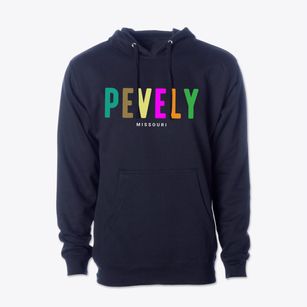 Pevely Missouri Color Pop Cotton Hoodie Sweatshirt