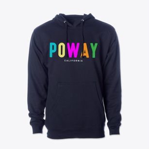 Poway California Color Pop Cotton Hoodie Sweatshirt