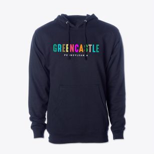 Greencastle Pennsylvania Color Pop Cotton Hoodie Sweatshirt