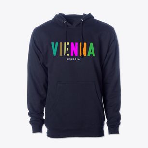 Vienna Georgia Color Pop Cotton Hoodie Sweatshirt