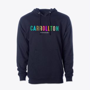Carrollton Missouri Color Pop Cotton Hoodie Sweatshirt