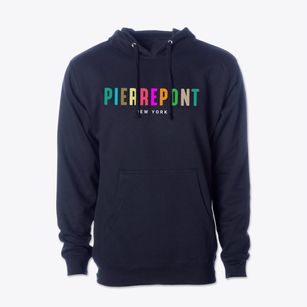 Pierrepont New York Color Pop Cotton Hoodie Sweatshirt