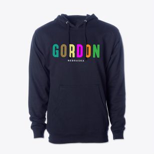 Gordon Nebraska Color Pop Cotton Hoodie Sweatshirt