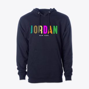 Jordan New York Color Pop Cotton Hoodie Sweatshirt