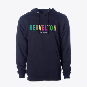 Heuvelton New York Color Pop Cotton Hoodie Sweatshirt
