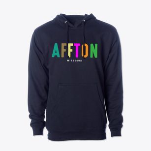 Affton Missouri Color Pop Cotton Hoodie Sweatshirt