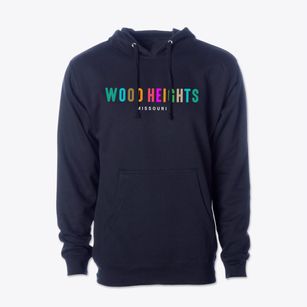 Wood Heights Missouri Color Pop Cotton Hoodie Sweatshirt