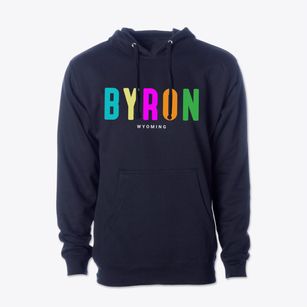Byron Wyoming Color Pop Cotton Hoodie Sweatshirt