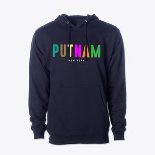 Putnam New York Color Pop Cotton Hoodie Sweatshirt
