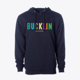 Bucklin Missouri Color Pop Cotton Hoodie Sweatshirt