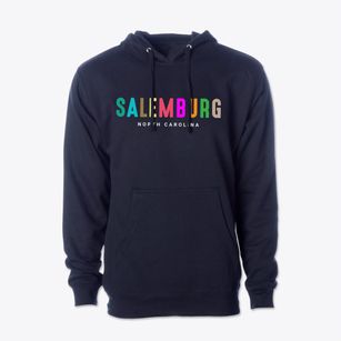Salemburg North Carolina Color Pop Cotton Hoodie Sweatshirt