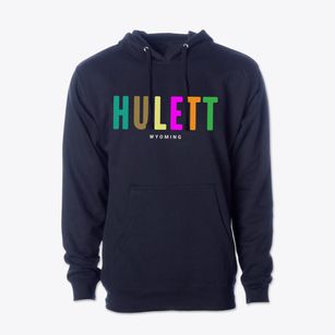 Hulett Wyoming Color Pop Cotton Hoodie Sweatshirt