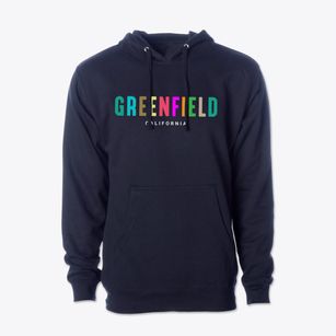 Greenfield California Color Pop Cotton Hoodie Sweatshirt