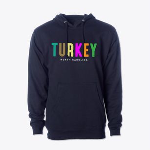 Turkey North Carolina Color Pop Cotton Hoodie Sweatshirt
