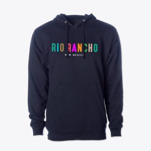 Rio Rancho New Mexico Color Pop Cotton Hoodie Sweatshirt