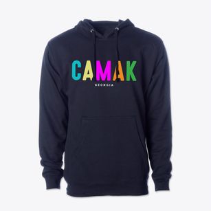 Camak Georgia Color Pop Cotton Hoodie Sweatshirt