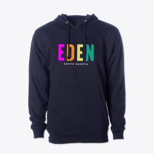 Eden South Dakota Color Pop Cotton Hoodie Sweatshirt
