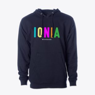 Ionia Missouri Color Pop Cotton Hoodie Sweatshirt