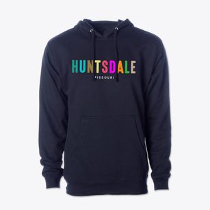 Huntsdale Missouri Color Pop Cotton Hoodie Sweatshirt