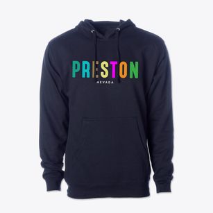 Preston Nevada Color Pop Cotton Hoodie Sweatshirt