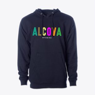Alcova Wyoming Color Pop Cotton Hoodie Sweatshirt
