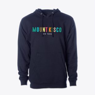 Mount Kisco New York Color Pop Cotton Hoodie Sweatshirt