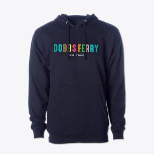 Dobbs Ferry New York Color Pop Cotton Hoodie Sweatshirt