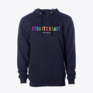 Stuarts Draft Virginia Color Pop Cotton Hoodie Sweatshirt