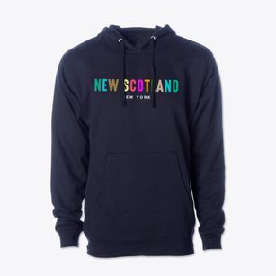New Scotland New York Color Pop Cotton Hoodie Sweatshirt