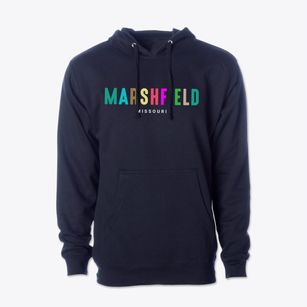 Marshfield Missouri Color Pop Cotton Hoodie Sweatshirt