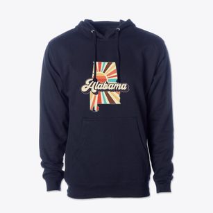  Alabama Retro Art Cotton Hoodie Sweatshirt