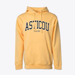 Asticou Maine Traditional Cotton Hoodie Sweatshirt