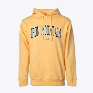 Iron Mountain Utah Traditional Cotton Hoodie Sweatshirt