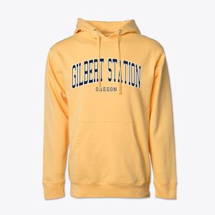 Gilbert Station Oregon Traditional Cotton Hoodie Sweatshirt