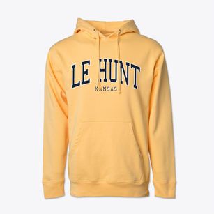 Le Hunt Kansas Traditional Cotton Hoodie Sweatshirt