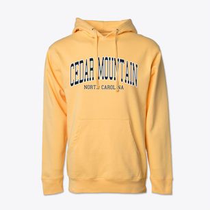 Cedar Mountain North Carolina Traditional Cotton Hoodie Sweatshirt
