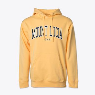 Mount Lucia Iowa Traditional Cotton Hoodie Sweatshirt