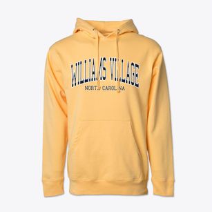 Williams Village North Carolina Traditional Cotton Hoodie Sweatshirt